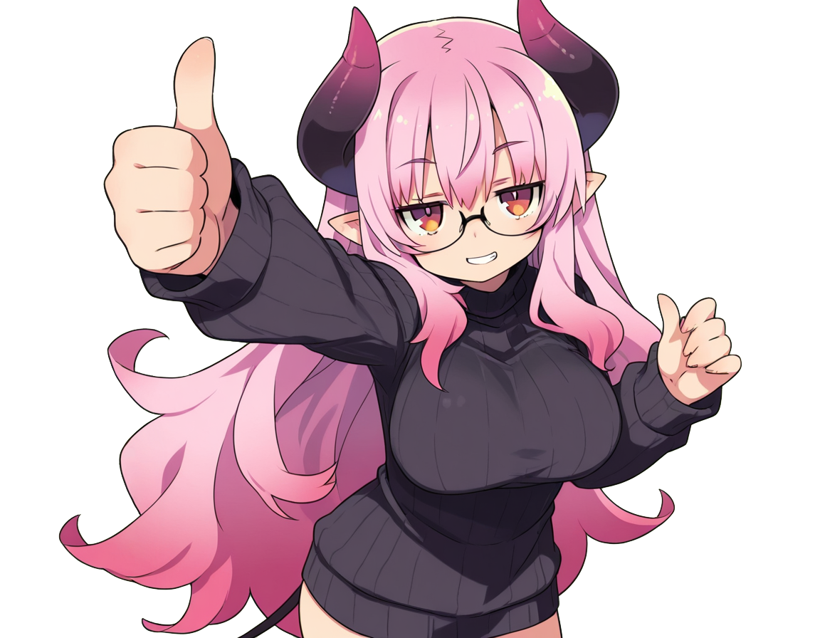 しずく（サムズアップ）